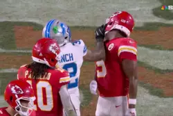 Massive Chiefs-Lions fight breaks out postgame after Brian Branch slaps JuJu Smith-Schuster