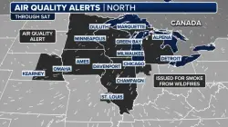 Chicago, Minneapolis smothered with worst air quality in world as Canadian wildfire smoke returns